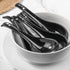 Black Ceramic Soup Spoons Set - 6.75 Inch Deep Oval Hook Design, Dishwasher Safe for Ramen, Pho, Noodles, Stews