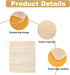 24pcs Drawstring Spice Bags, 3.86x3.15 Inch Muslin Tea Bags for Cooking, Reusable Filter for Herbs and Coffee