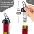 LINALL Pack 3, 1 oz (30 mL) PORE0016 (3) Automatic Measured Bottle Pourer - of Quick Shot Spirit Measure Pourer Drinks