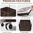 75L CHICVITA Rolling Laundry Hamper with Wheels, Clothes Hampers for Laundry and Removable Wash Bag, Large Laundry