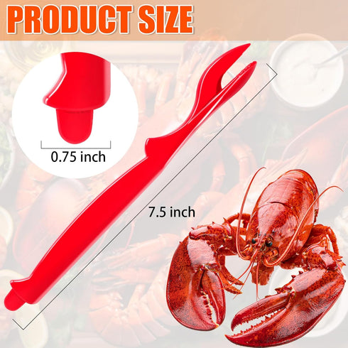 ALDMIO 20Pcs Crab Legs Crackers, Crackers Picks Tools Crab Cracker and Tools for Lobster Crayfish, Easy Opener