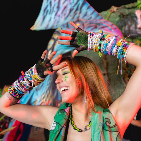 'Good Vibes' Collection Rave Bracelets (13 Pack)