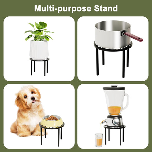 Chinpakden 7.9 7.9 5.9 inches Plant Stand Plant Holder - x x Flower Stand for Garden Courtyard, Heavy Duty Plant Rack