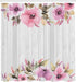 Ambesonne Farmhouse Shower Curtain, Watercolor Classic Geranium Petals, Cloth Fabric Bathroom Decor Set