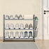 3 7-9 Closet, Tier Shoe Rack with Side Pockets, Shoe Organizer Space Saver Storage for Pairs Shoes Storage Shelf Sturdy