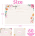 LotFancy Recipe Cards, 4x6 Inch, 60 Count, Double Sided, Blank Recipe Cardstock, Floral Recipe Index Cards by LotFancy