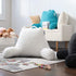 Nestl Reading Pillow with Shredded Memory Foam, Luxe Cut Plush Back Pillow for Sitting Up in Bed, Back and Arms