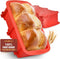 Walfos Silicone Bread Loaf Pan, 9 x 5 Inch Non-Stick Baking Pans Set of 2 for Bread, Cake, Meatloaf