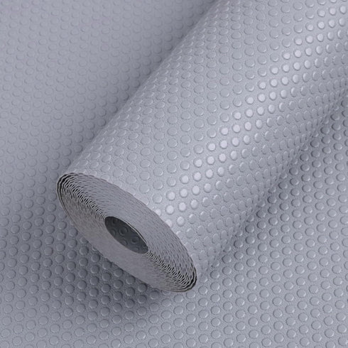 Shelf Liner, 15 X 240 Inch Light Gray, Waterproof Pantry Cabinets Liners, Easy to Cut Drawer Mat