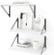 Heimlove Floating Shelves for Wall Set of 3,Light Wood Wall Mounted Bookshelf