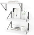 Heimlove Floating Shelves for Wall Set of 3,Light Wood Wall Mounted Bookshelf