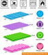Gummy Bear Candy Molds Silicone Set of 4, Non-Stick Molds with 2 Droppers, Mini Dinosaur, Bear Shape, Hearts, Donut