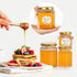 6 oz 30 Pack BIGIVACA Mini Honey Jars - Hexagon Glass Jars with Wood Dippers, Gold Lids, Bee Pendants, Jutes, Stickers