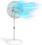 Lasko Oscillating Pedestal Fan, 18", Adjustable Height, 3 Speeds, for Home Office and College Dorm