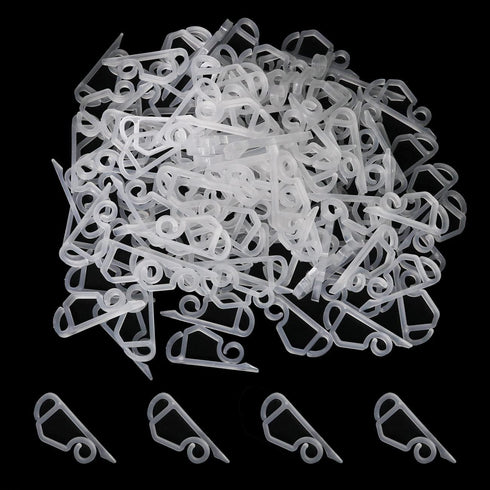 WHYHKJ 120PCS Outdoor Lighting Hooks, Christmas Light Clips, Hanging Gutter Hook Outdoor Light Clips for Halloween