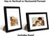 Americanflat 8x10 Picture Frame with Shatter-Resistant Glass - Use as 5x7 Picture Frame with Mat or Display 8x10 Photo