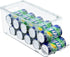 Soda Can Organizer for Refrigerator, Stackable Canned Food Container with Lid for Fridge Pantry Rack, Holds 10 Cans