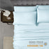 Home Collection Micro Caress Luxurious Sheet Set, 90GSM 4-Piece King Size with 2 Additional Pillowcases, Aqua Color