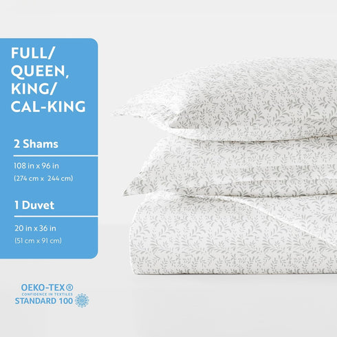 Linen Market Twin Duvet Cover Set, Hotel-Like Comfort with 1 Pillow Sham, Exquisite Prints
