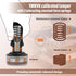 YMWVH 53.3mm Premium Barista Espresso Tamper, Silver with Dual Spring Loaded 100% Stainless Steel Base