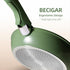 8PCS Set, Set, Set BECIGAR Ceramic Cookware,Nonstick Ceramic Pan, Removable Handle Pots and Pans Stackable Nonstick Pan
