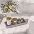 ZHWS 11.3”L x 4.4”W x 1.14”H Bathroom Tray for Soap Dispenser, Vanity Tray for Perfume, Jewelry, Candle, Makeup