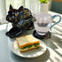 CHWUGOXI Set 4 Dog Coaster of Marble Coasters, Decorative Coasters for Dining Table Coffee Table Bar, Modern Marble