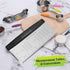 HULISEN Large Bench Scraper for Baking - 10 inch Dough Pastry Scraper with Measuring Scale, Stainless Steel Cake Scraper