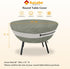 42 Inch Round Patio Table Cover,Suitable for Diameter Patio Round Table,Waterproof Heavy Duty Round Outdoor Coffee