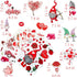 149Pcs Valentine's Day Window Clings Decorations - Heart Decal Party Ornaments, Removable Vinyl Stickers
