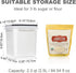 Medium Food Storage Containers with Lids Airtight 2.5L /84.5Oz, for Flour, Sugar, Baking Supply and Dry Food Storage, 3PCS BPA Free Plastic Canisters for Kitchen Pantry Organization