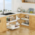 Pull Out Cabinet Organizer, Expandable Pull Out Drawers (12.6"-20.5") for Kitchen Cabinet Organization - 1 Pack White