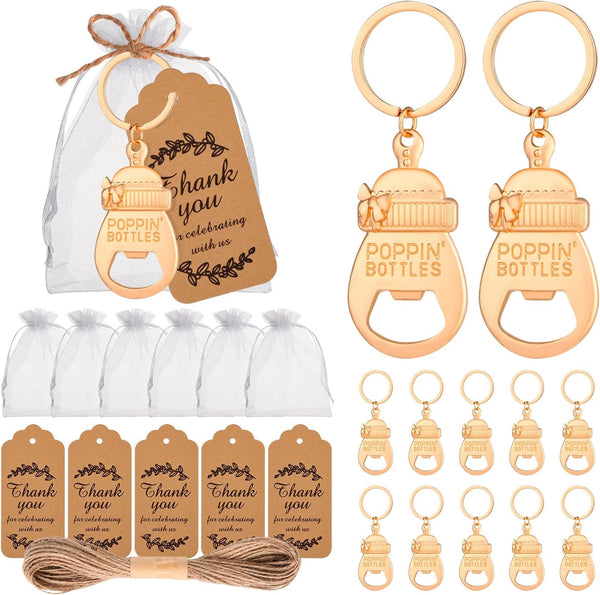 wxfdac 50 Baby Bottle Opener Baby Shower Gifts for Returning Guests Wedding Party