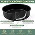 P&P CHEF Cake Pan Set of 2, 9.5 Inch Nonstick Round Baking Pans for Birthday, Wedding, Christmas Layer Cakes.