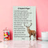 A Hunter's Prayer Deer Wall Art, Inspirational Quotes Canvas Painting for Farmhouse Home Decoration