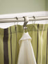 Moen Shower Curtain Rolling Rings, Pack of 12, Brushed Nickel