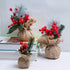200 400 SallyFashion Artificial Red Berries on Wire Stems - Stems with Holly Berries for Christmas Tree, Wreaths