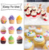 uxcell 100 Pcs Yellow Cupcake Liners, Standard Greaseproof Muffins Paper Baking Cups Wrappers