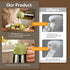16oz/470ml SWEET VIEW Olive Oil Dispenser and Oil Sprayer Glass Light-Proof Oil Pourer for Kitchen, Air Fryer, Cooking
