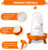 Eggluuz Set, 1L 1.5L 3 Chick Feeder and Waterer Kit Automatic Chicken Feeder and Waterer Chick Feeder and Chick Waterer