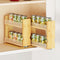 SpaceAid Bamboo Pull Out Spice Rack Organizer for Cabinet, Heavy Duty Slide