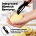Zulay Kitchen Premium Vegetable Peeler - Swivel Peeler with Razor Sharp Stainless Steel Blades, Ergonomic Handle, Black