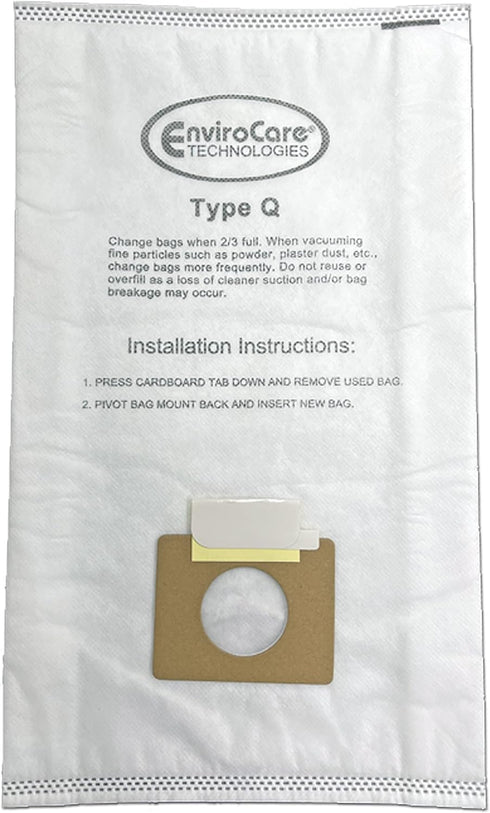 Envirocare Replacement Allergen Vacuum Bags for Kenmore Canister Type C and Q, 6 pack