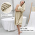 8 Set-2 Sheets,2 Towels,4 Washcloths-600GSM Piece Large Camel Family Bath Towel Oversized Bath Towel Hand Soft Highly