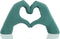 DOVDOV Green Heart Hand Sculpture, Heart Hand Statue Home Decor Aesthetics, Suitable