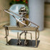 Broadway Gift Handcrafted Metal Musician Décor Figurine - Pianist, Size 7 inch