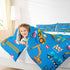 Set Set 1 Feelyou Construction Comforter Boys Twin Size Blue Excavator Bedding with Pillow Cases Kids Trucks Comforter