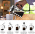 French Press Coffee Maker, 304 Stainless Steel, 4 Filters, Borosilicate Glass, 21 Ounce, Silver