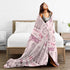 Perinsto 60"X50" Paris Eiffel Tower Throw Blanket Ultra Soft Warm All Season Romantic Travel in Paris Decorative Fleece