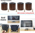 Walnut Cutting Board Feet, Non-Slip Self Adhesive Legs, Wooden Chopping Board Feet with Screw (Short)